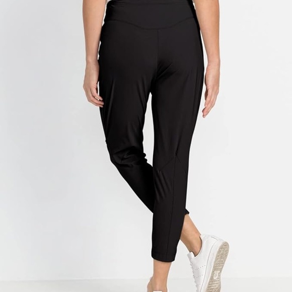 RAFFAELLO ROSSI GIRA PANTS 6/8 - BLACK  - Athletic Leggings size 32 - Picture 4 of 15